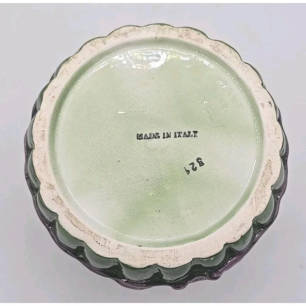 Vintage Canister Jar #321 W Lid‎ Asparagus Made In Italy U217